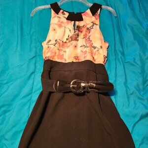 LZ Byer Sleeveless Casual Belted Maxi Dress **USED, Junior Size 5**